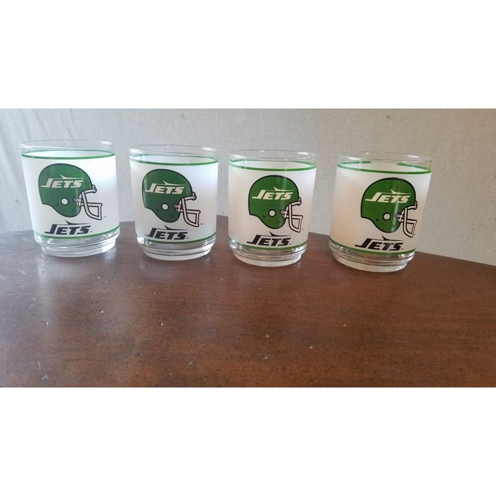 Vintage NY Jets beverage glasses